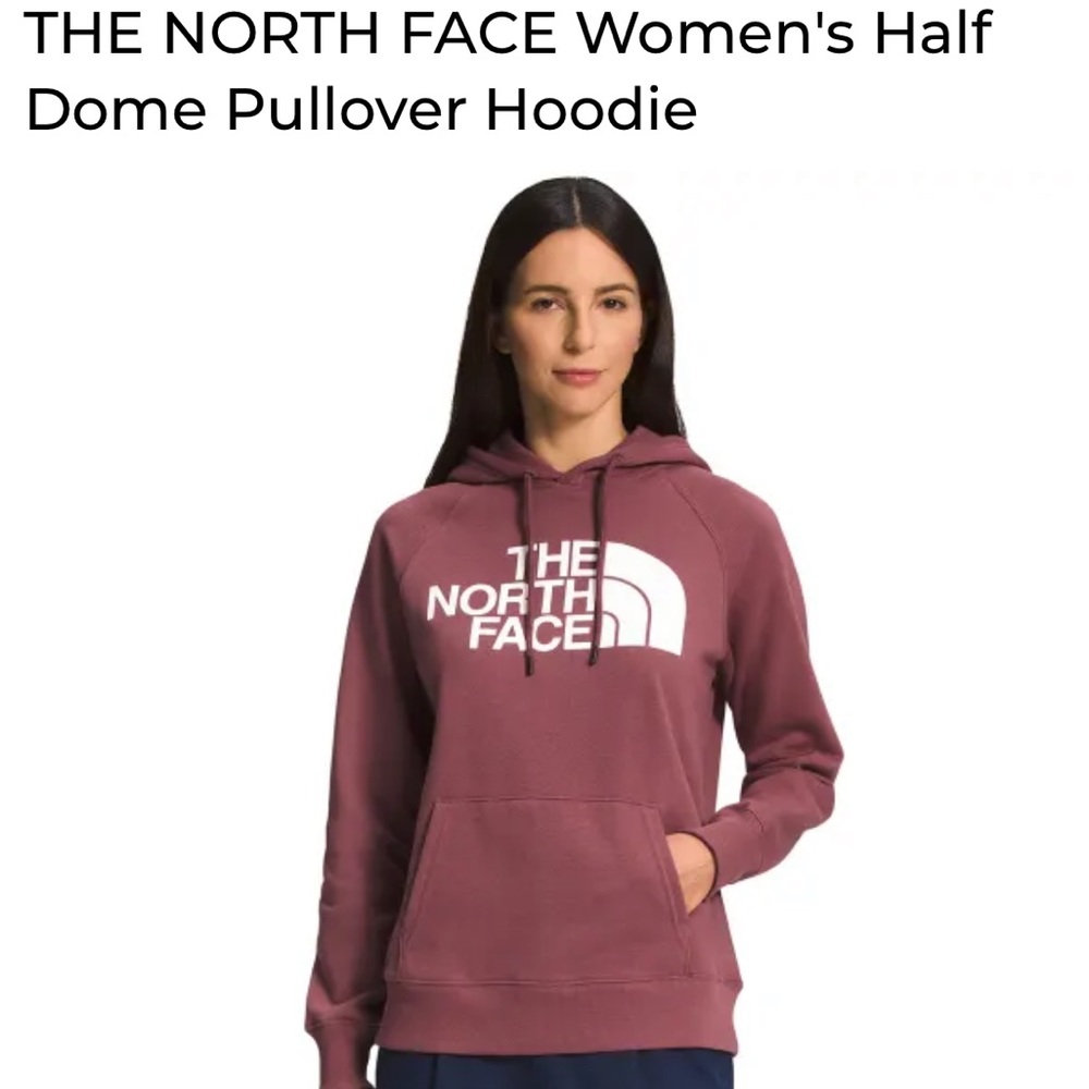 The North Face Women's Half Dome Pullover Hoodie - Maroon